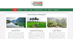 Desktop Screenshot of bangladeshtourismguide.com